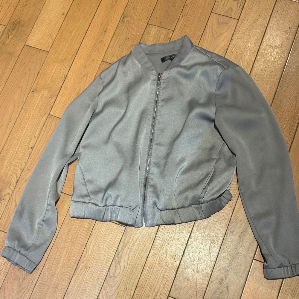 Silky pinky-beige Women's Bomber Jacket from Dynamite